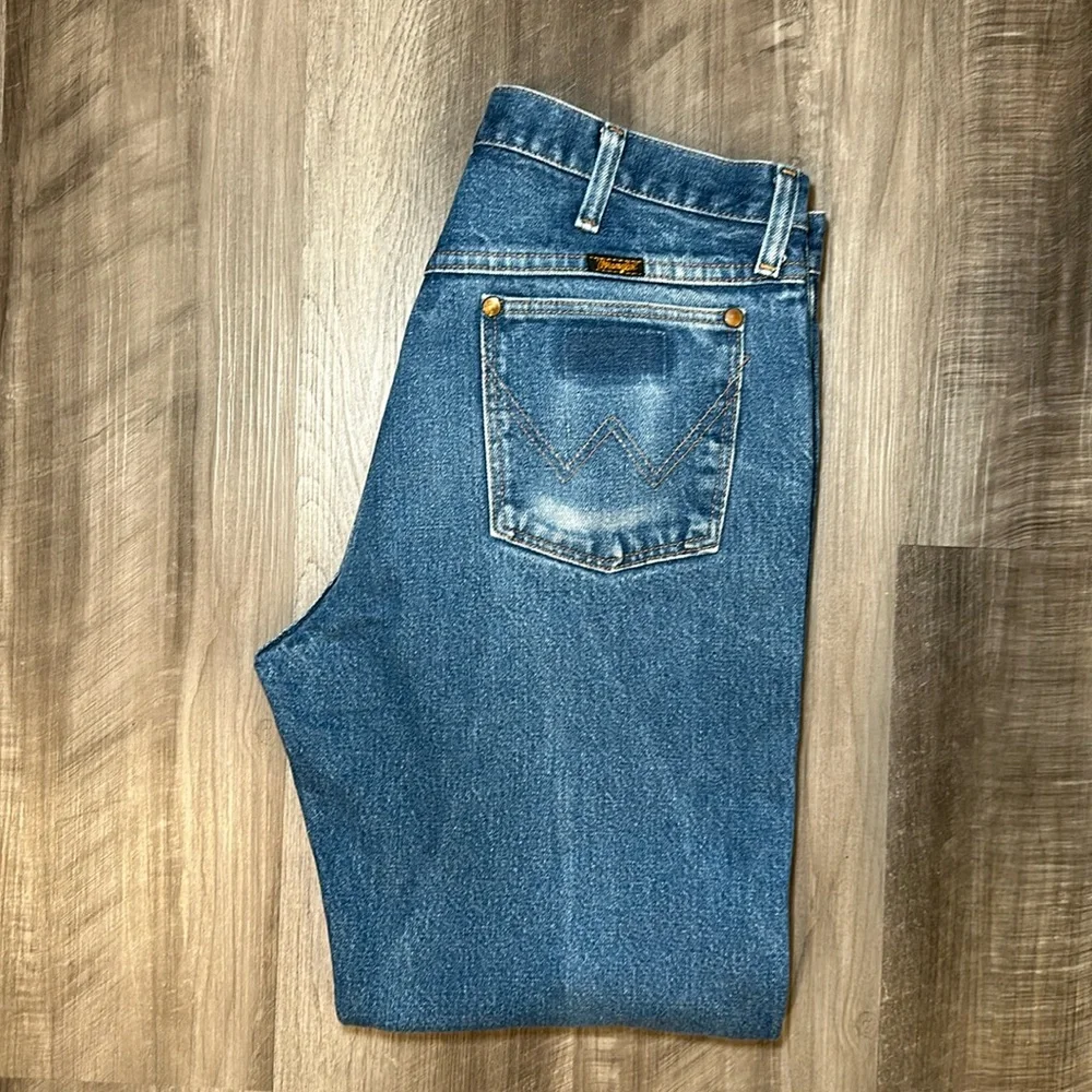 Wrangler Cowboy Cut Original Fit Jeans - 33x27 (Altered Length)